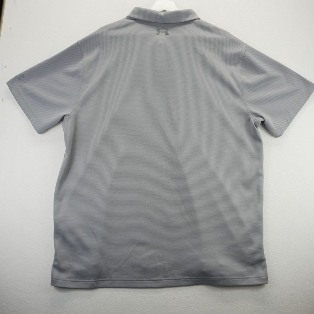 Under Armour MLB Chicago Cubs Gray Heatgear Polo Shirt Mens 2XL UG09 - Picture 9 of 9